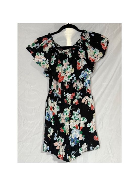 Abercrombie & Fitch Pants - Women's Abercrombie & Fitch Romper Size S Black Floral